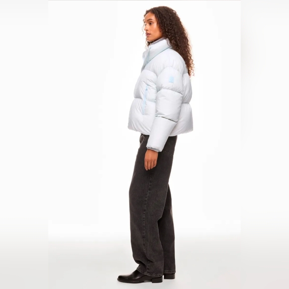 Mackage Tessy Puffer Jacket in Light Blue Size XL Rent The Runway - Picture 2 of 9